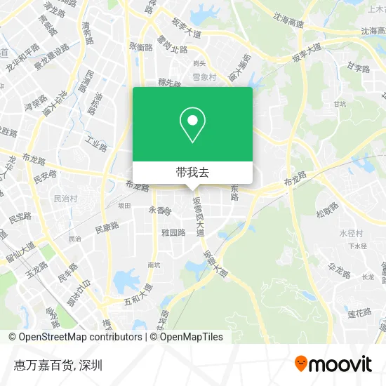 惠万嘉百货地图