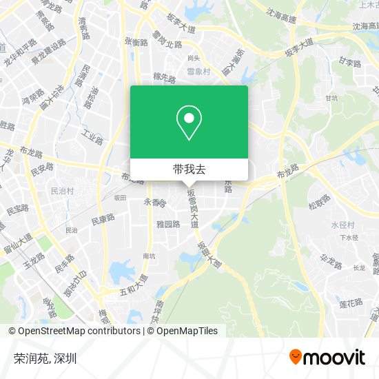 荣润苑地图