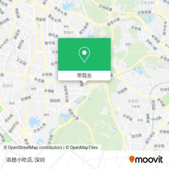 添翅小吃店地图