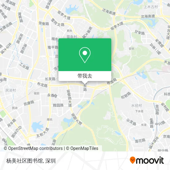 杨美社区图书馆地图