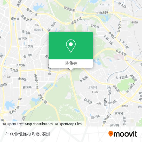 佳兆业悦峰-3号楼地图