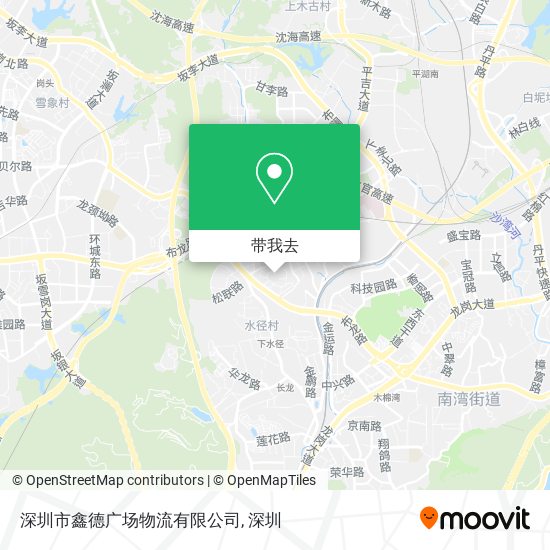 深圳市鑫德广场物流有限公司地图