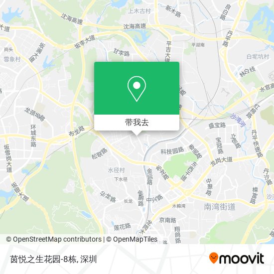 茵悦之生花园-8栋地图