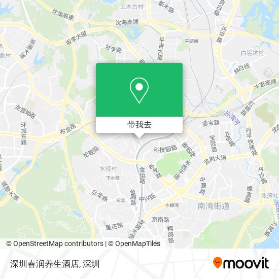 深圳春润养生酒店地图