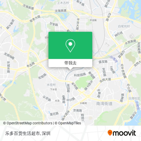乐多百货生活超市地图
