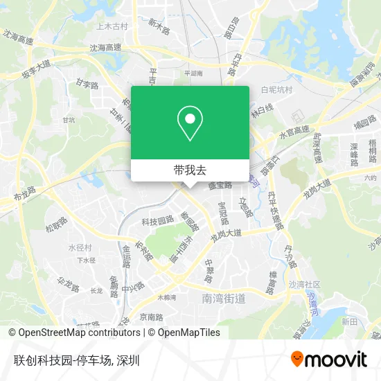 联创科技园-停车场地图