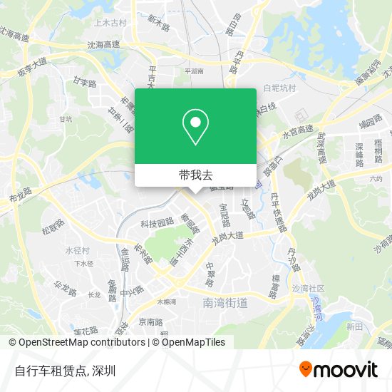 自行车租赁点地图