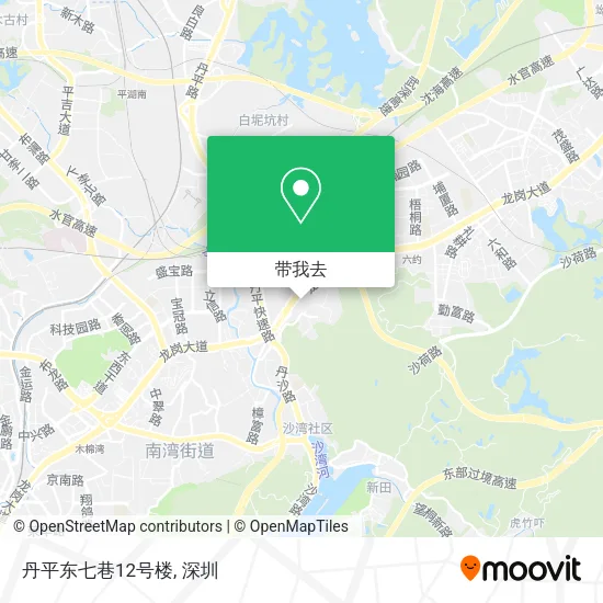 丹平东七巷12号楼地图