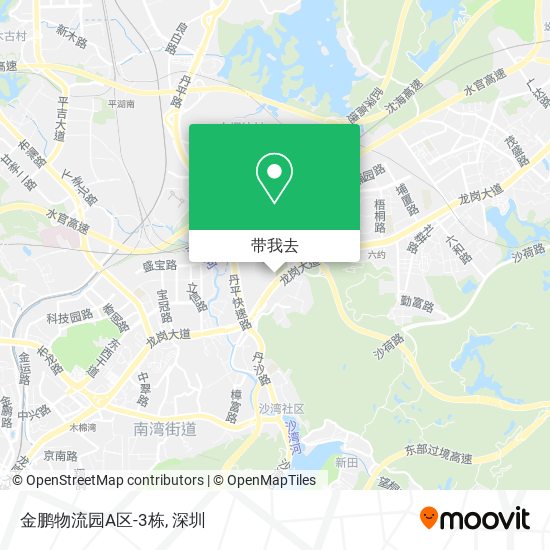 金鹏物流园A区-3栋地图