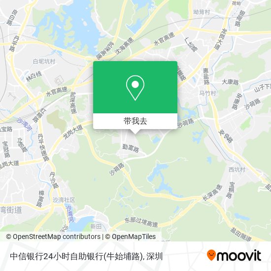 中信银行24小时自助银行(牛始埔路)地图
