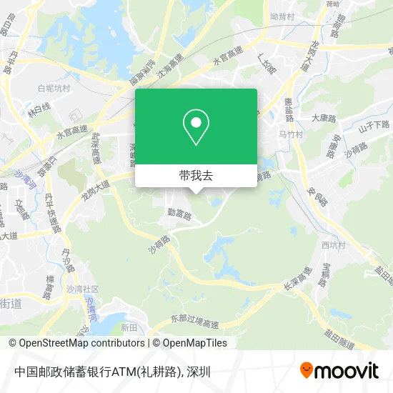 中国邮政储蓄银行ATM(礼耕路)地图