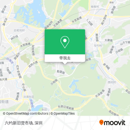 六约新旧货市场地图