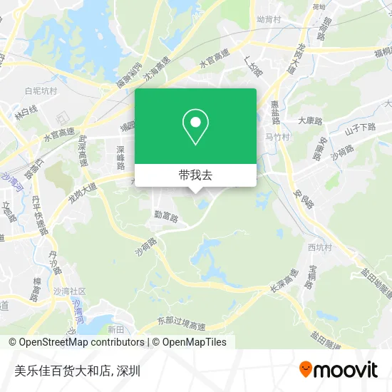 美乐佳百货大和店地图