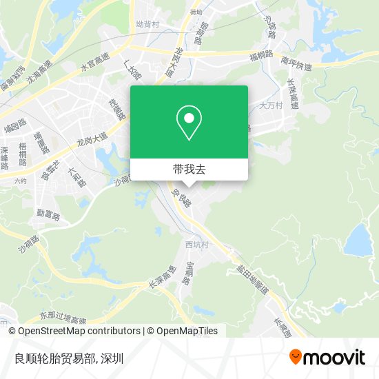 良顺轮胎贸易部地图