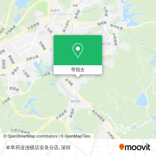 本草药业连锁店安良分店地图