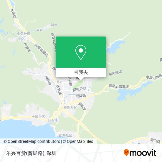乐兴百货(葵民路)地图