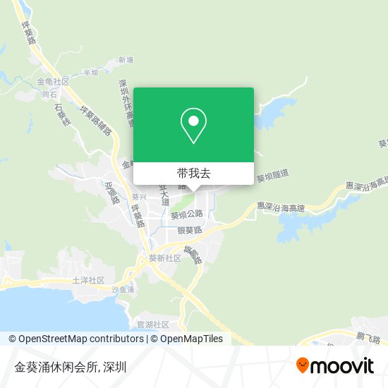 金葵涌休闲会所地图