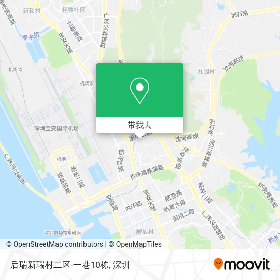 后瑞新瑞村二区-一巷10栋地图