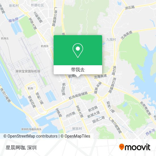 星晨网咖地图