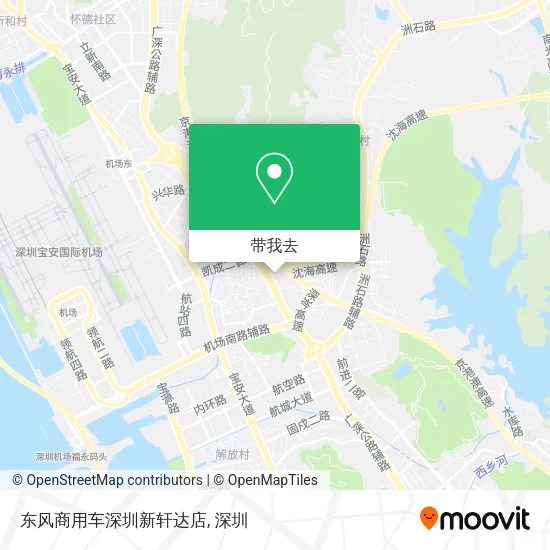 东风商用车深圳新轩达店地图