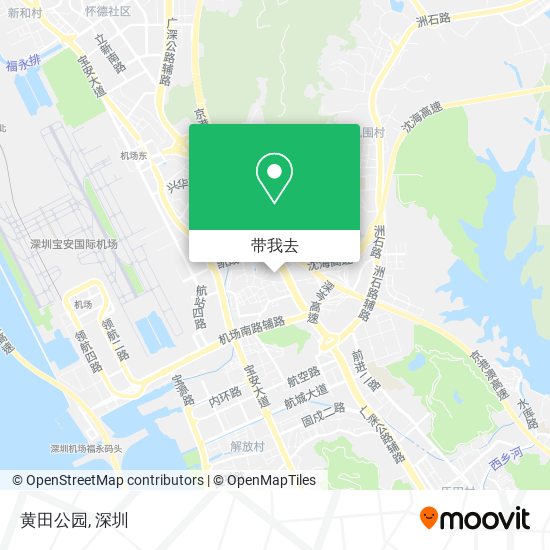 黄田公园地图