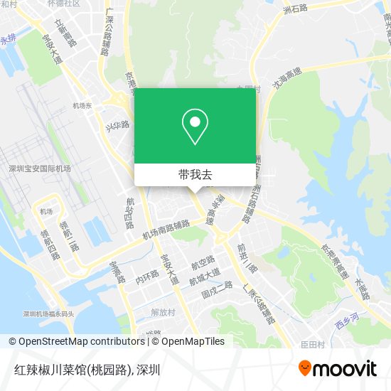 红辣椒川菜馆(桃园路)地图