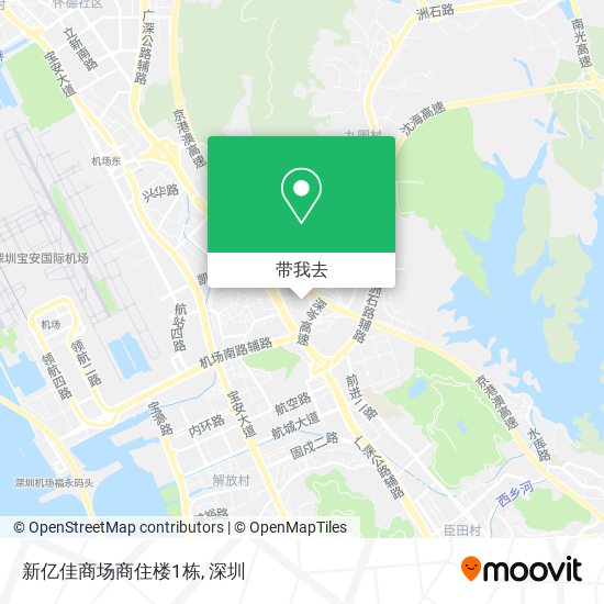 新亿佳商场商住楼1栋地图