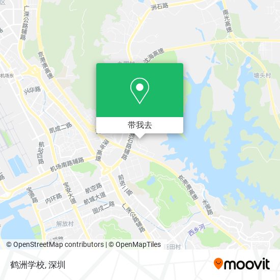 鹤洲学校地图