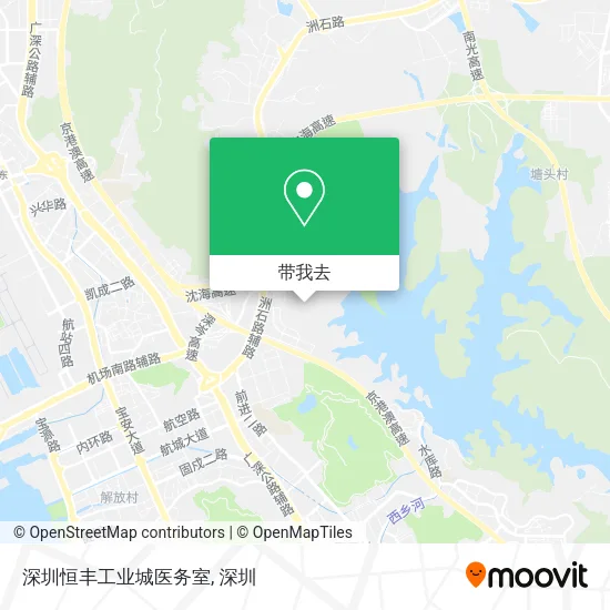 深圳恒丰工业城医务室地图
