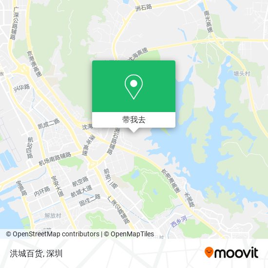 洪城百货地图