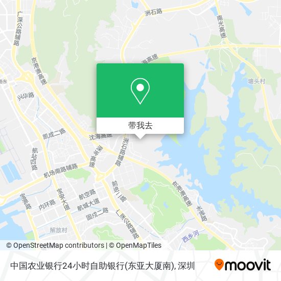 中国农业银行24小时自助银行(东亚大厦南)地图