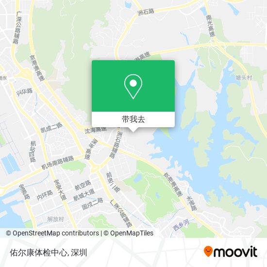 佑尔康体检中心地图