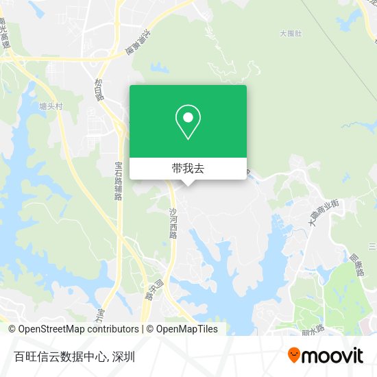 百旺信云数据中心地图