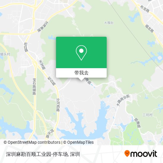 深圳麻勘百顺工业园-停车场地图