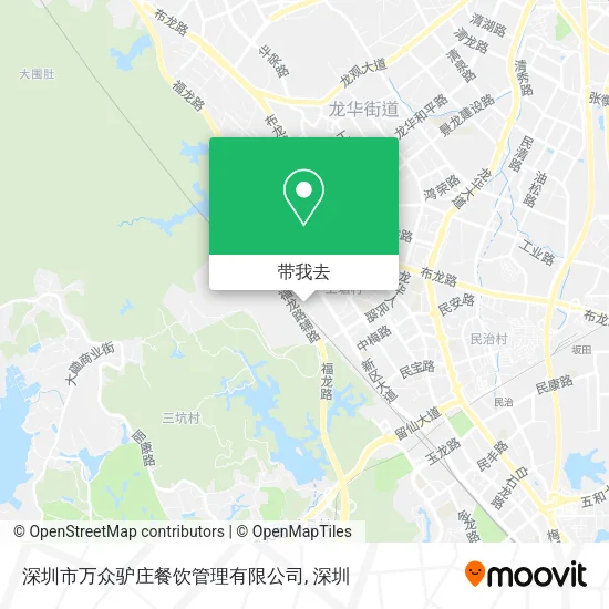 深圳市万众驴庄餐饮管理有限公司地图