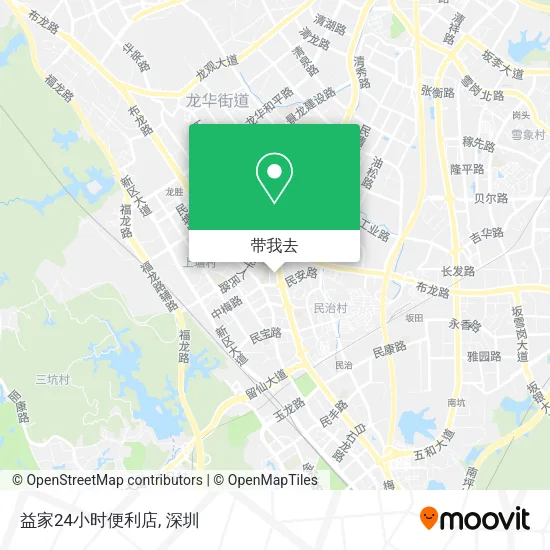 益家24小时便利店地图