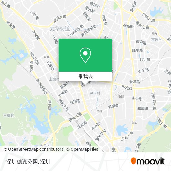 深圳德逸公园地图