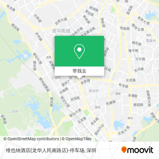 维也纳酒店(龙华人民南路店)-停车场地图