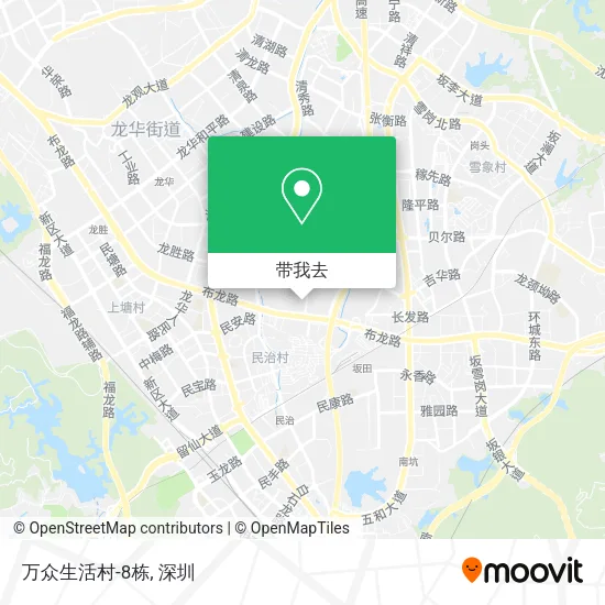 万众生活村-8栋地图
