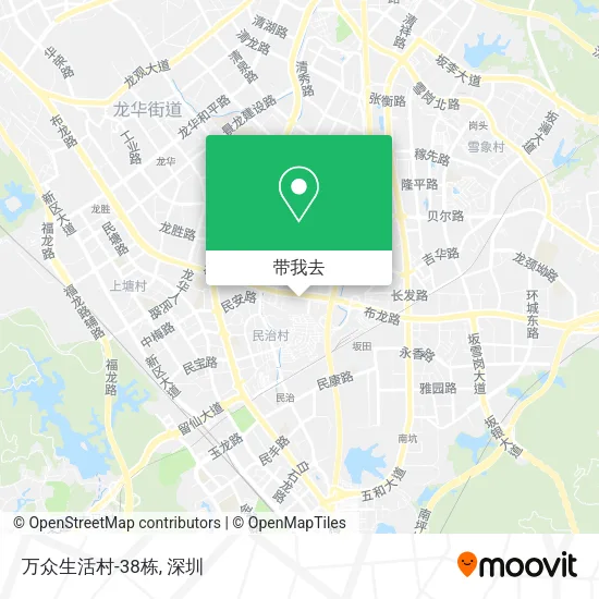 万众生活村-38栋地图