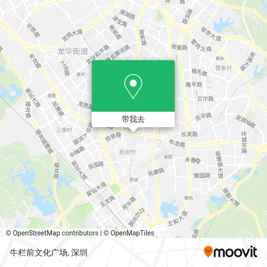牛栏前文化广场地图