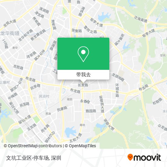 文坑工业区-停车场地图