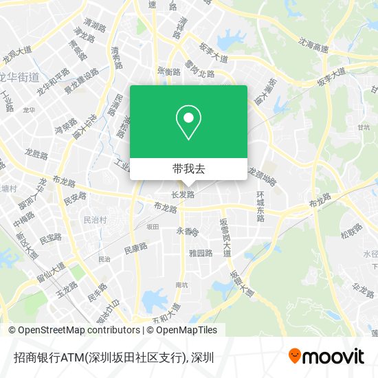 招商银行ATM(深圳坂田社区支行)地图