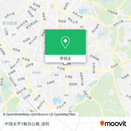 中国太平1栋办公楼地图