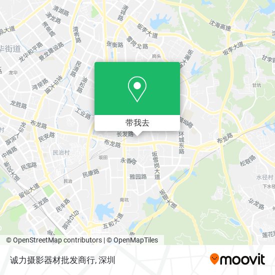 诚力摄影器材批发商行地图
