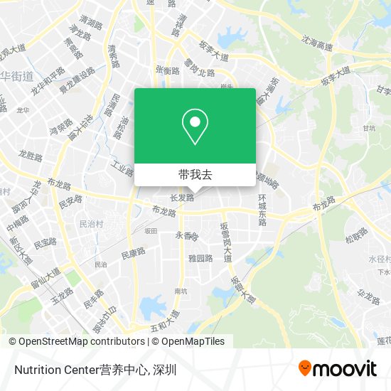 Nutrition  Center营养中心地图