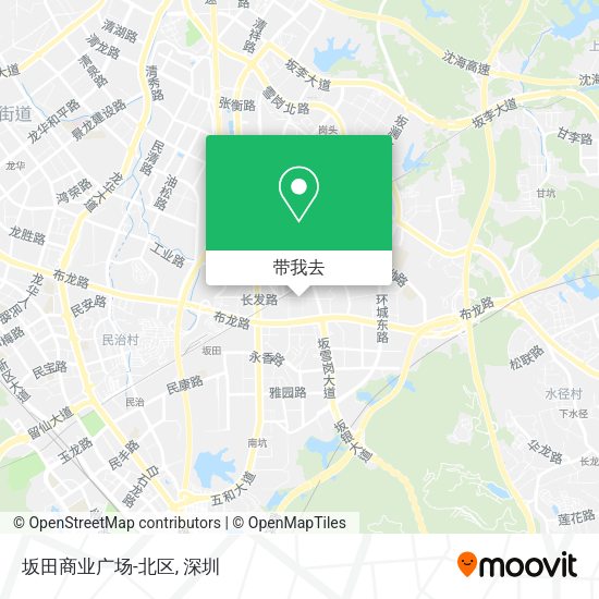 坂田商业广场-北区地图