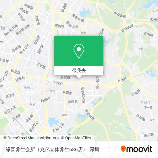 缘圆养生会所（兆亿立体养生686店）地图