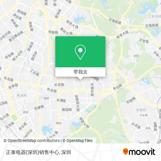 正泰电器(深圳)销售中心地图