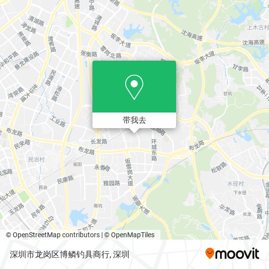深圳市龙岗区博鳞钓具商行地图